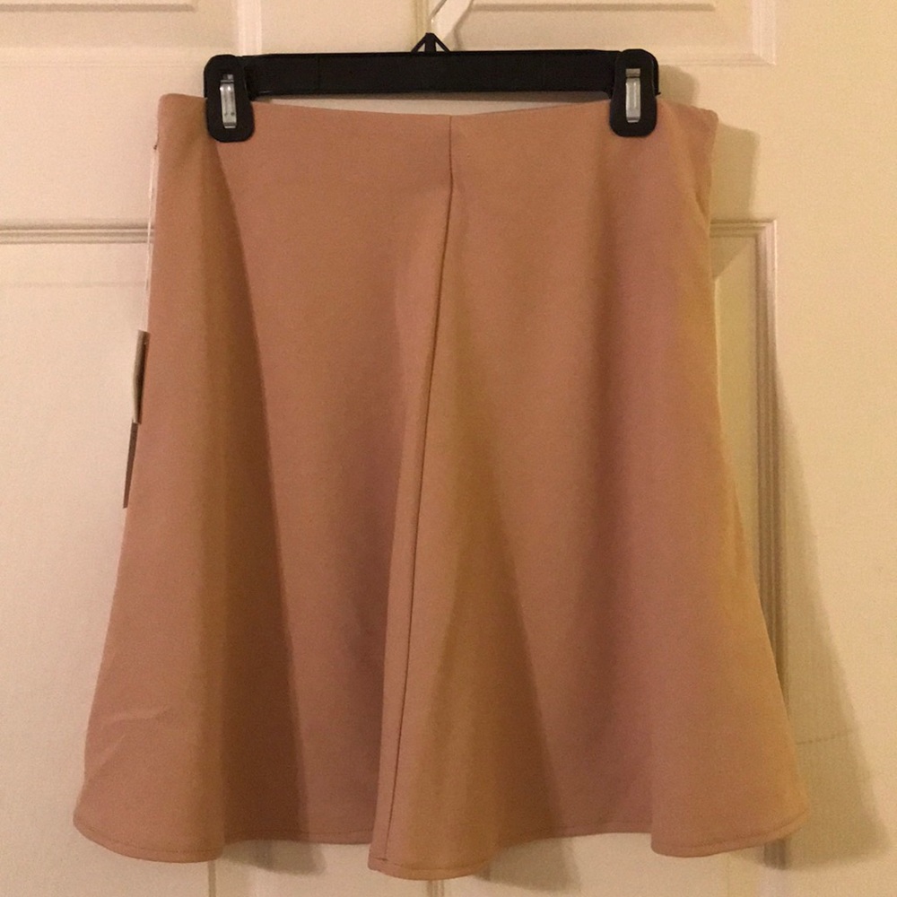 Dalia A-line Nude Skirt  |  New With Tags